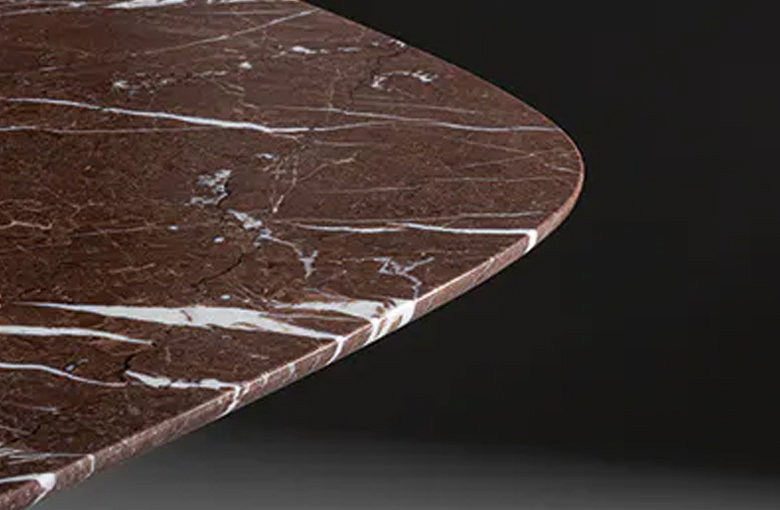 Bonaldo Geometric Rectangular Rounded Dining Table