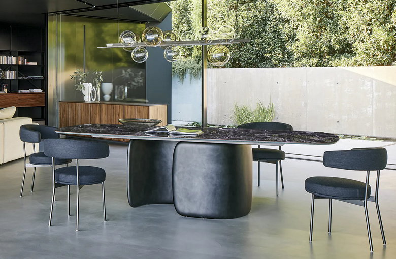 Bonaldo Mellow Rectangular Rounded Dining Table