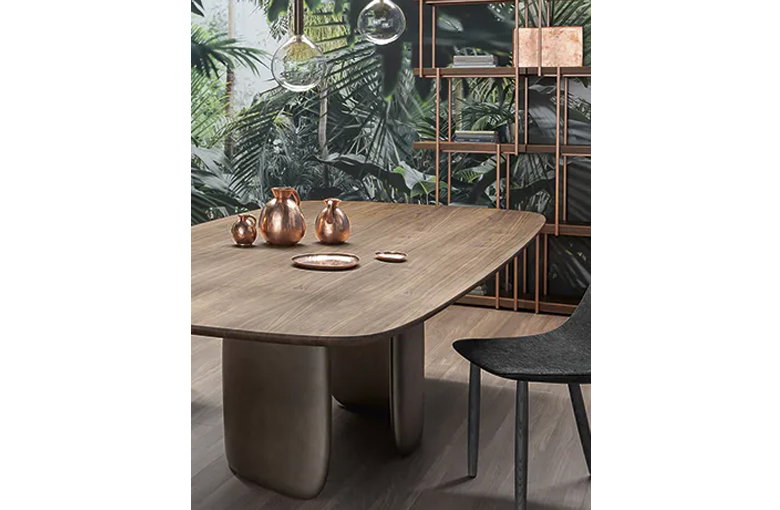 Bonaldo Mellow Rectangular Rounded Dining Table