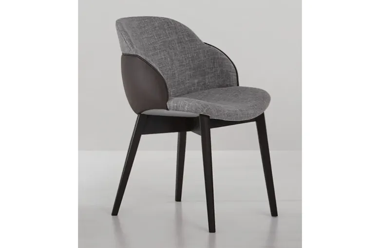Bonaldo My Way Bi-Color Wood Dining Chair