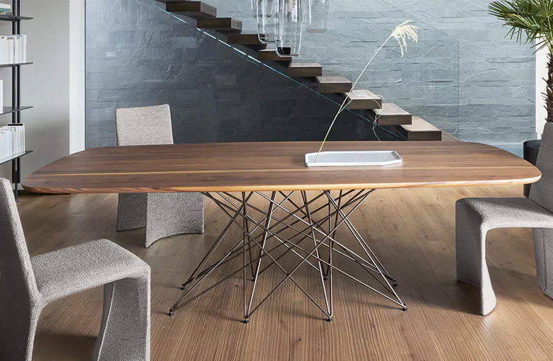 Bonaldo Octa Rectangular Rounded Dining Table