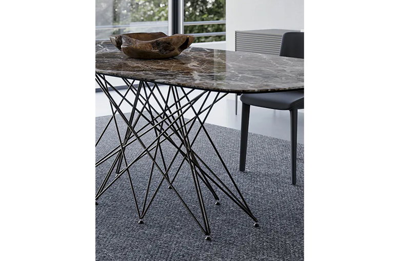 Bonaldo Octa Rectangular Rounded Dining Table