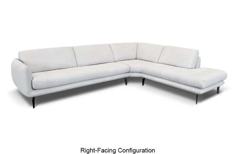 Bracci Quickship Ortisei Sectional with Peninsula