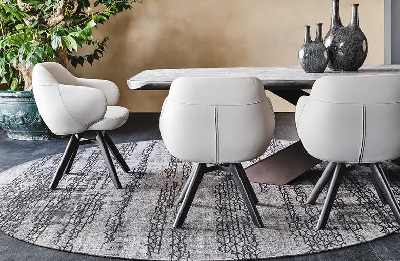 Cattelan Bombe Swivel Dining Chair
