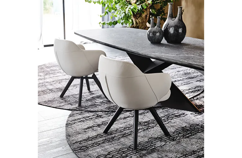 Cattelan Bombe Swivel Dining Chair