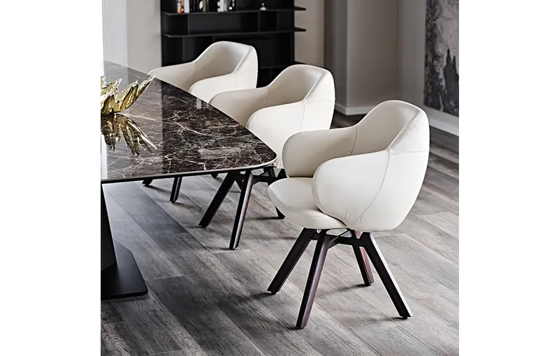 Cattelan Bombe Swivel Dining Chair
