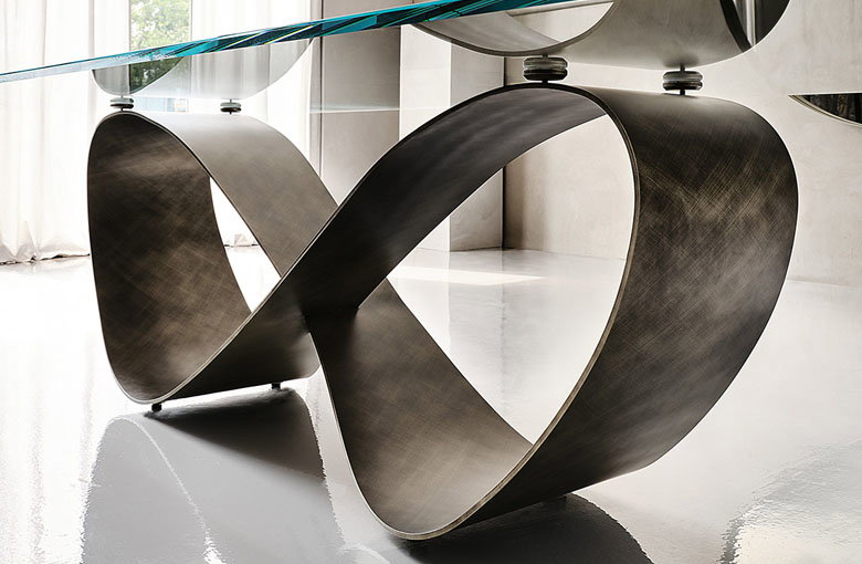Cattelan Butterfly Glass Dining Table
