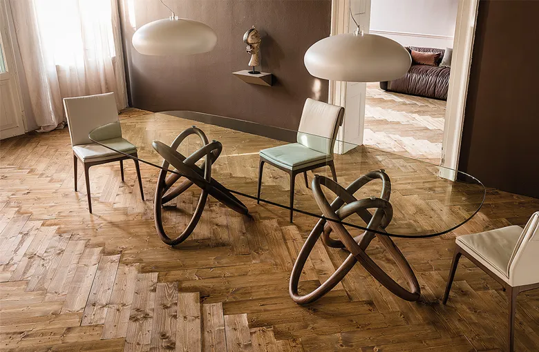 Cattelan Carioca Glass Dining Table