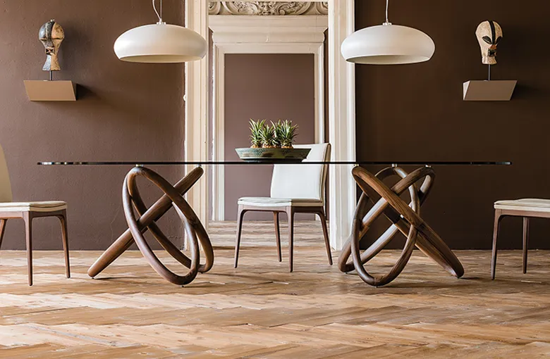 Cattelan Carioca Glass Dining Table