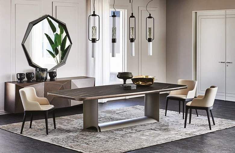 Cattelan Dragon Premium Edge Ceramic Dining Table