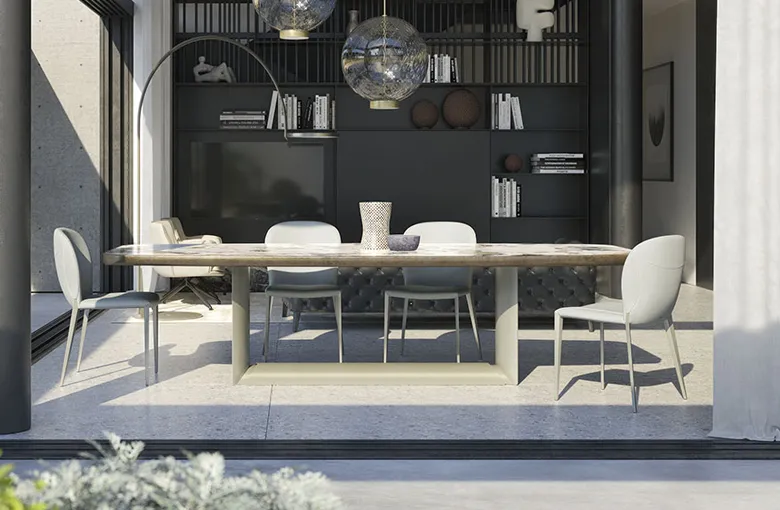 Cattelan Dragon Premium Edge Ceramic Dining Table