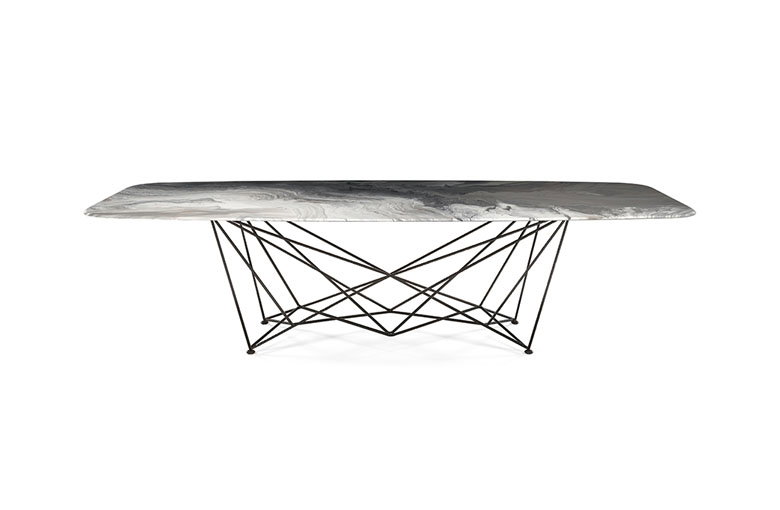 Cattelan Gordon Crystalart Dining Table