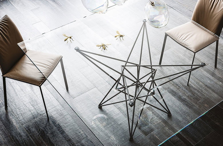 Cattelan Gordon Glass Dining Table