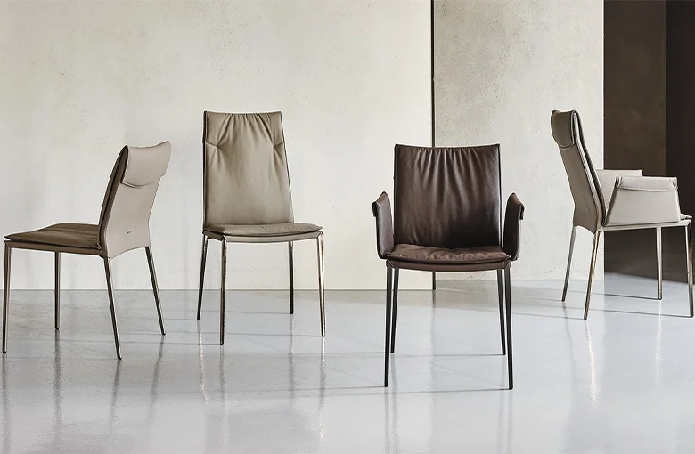 Cattelan Isabel Metal Leg Dining Chair