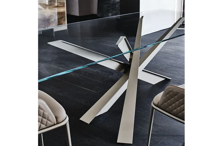 Cattelan Lancer Glass Dining Table
