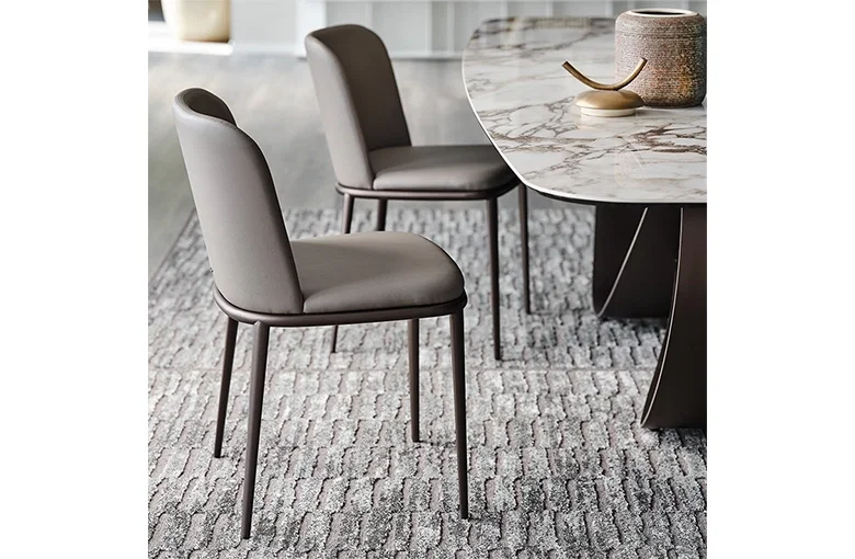 Cattelan Magda Metal Leg Dining Chair