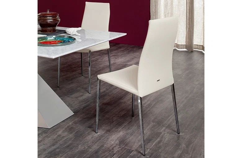 Cattelan Maya Flex Metal Leg Dining Chair