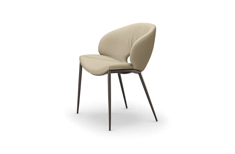 Cattelan Miranda Metal Leg Dining Chair