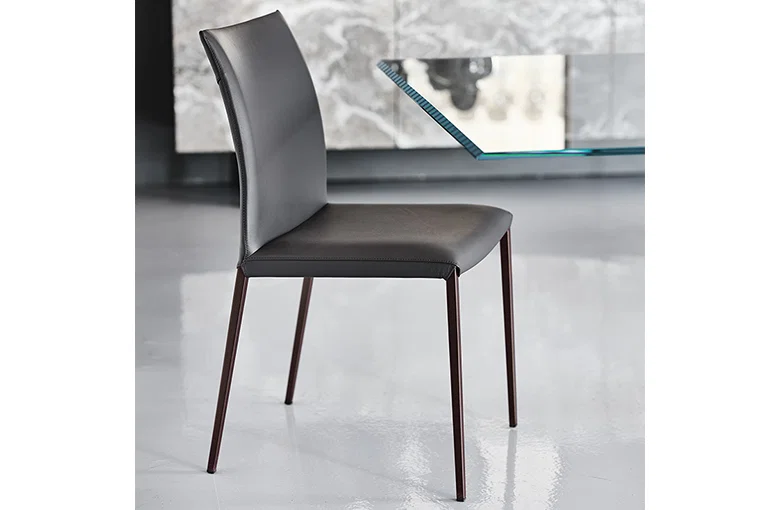 Cattelan Norma Metal Leg Dining Chair