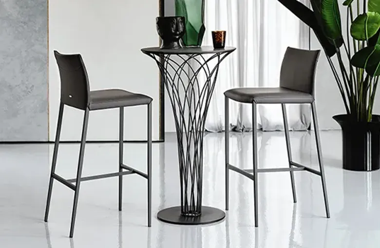 Cattelan Norma Metal Leg Stool