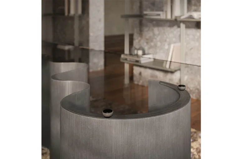 Cattelan Papel Glass Dining Table