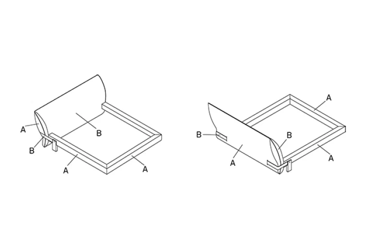 Cattelan Pascal Bed Mixed