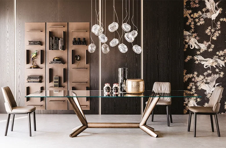 Cattelan Planer Glass Dining Table
