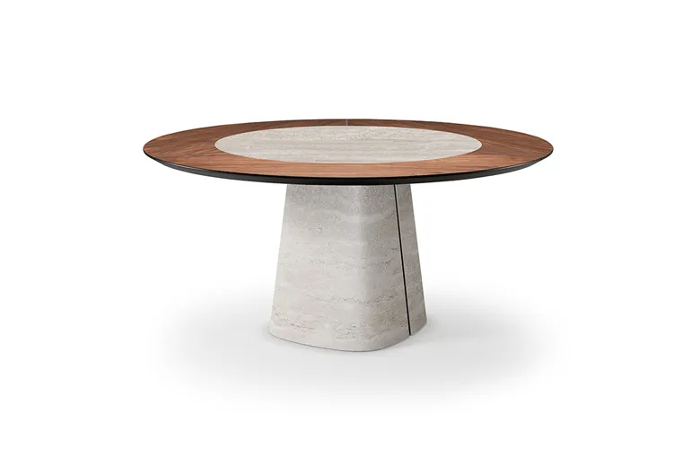Cattelan Rado Ceramic Wood Dining Table