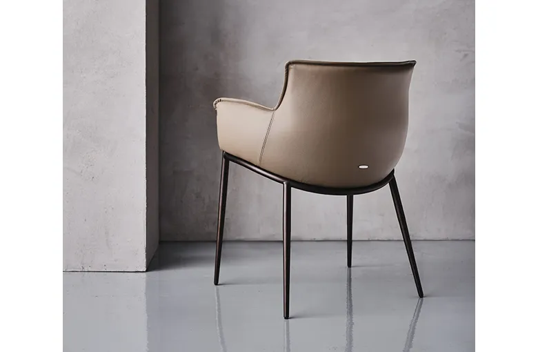 Cattelan Rhonda Metal Leg Dining Chair