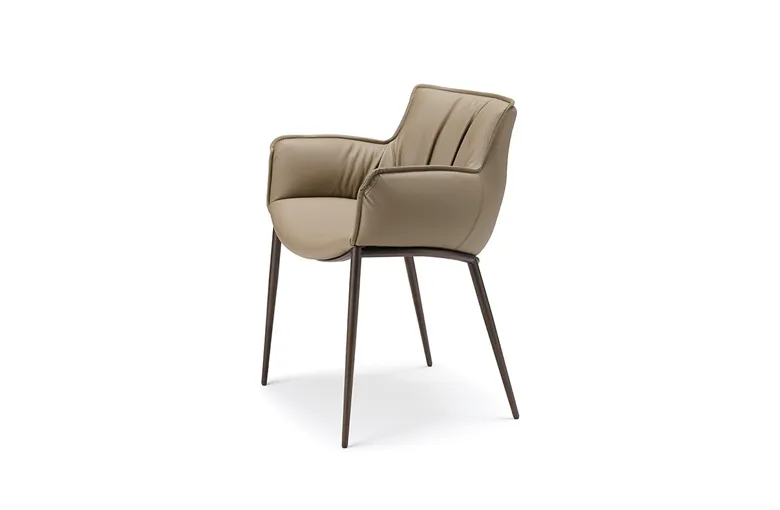 Cattelan Rhonda Metal Leg Dining Chair