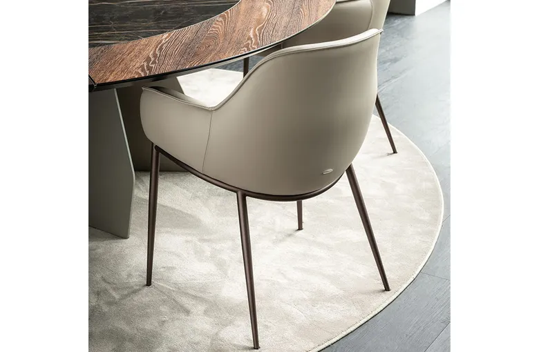 Cattelan Scarlett Metal Leg Dining Chair