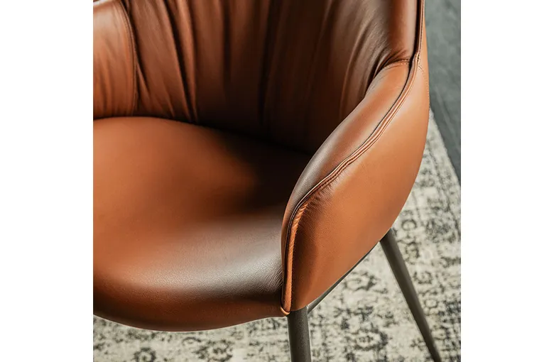 Cattelan Scarlett Metal Leg Dining Chair