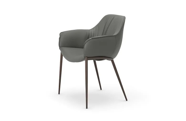 Cattelan Scarlett Metal Leg Dining Chair