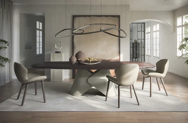 Cattelan Scott Masterwood Dining Table