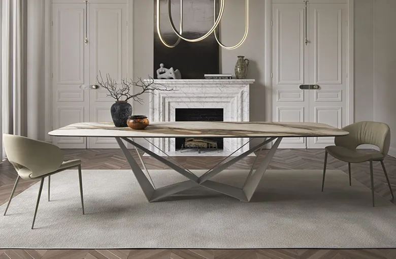 Cattelan Skorpio Ceramic Dining Table