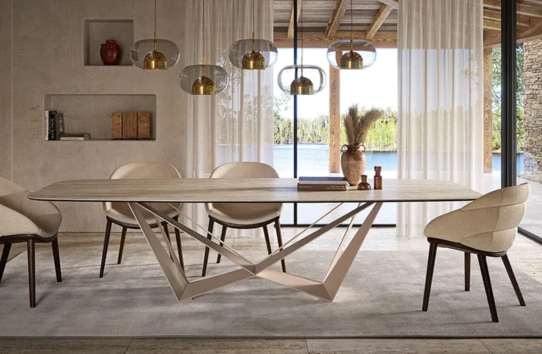 Cattelan Skorpio Ceramic Dining Table