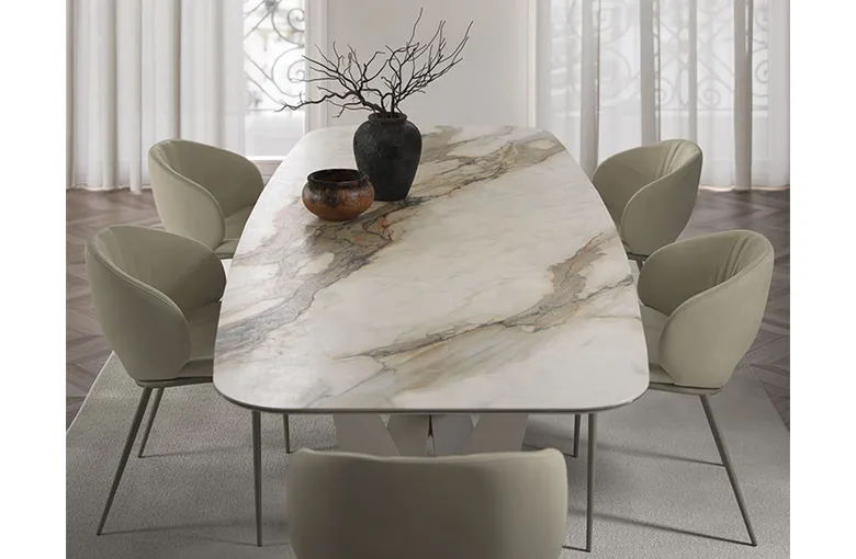 Cattelan Skorpio Ceramic Dining Table