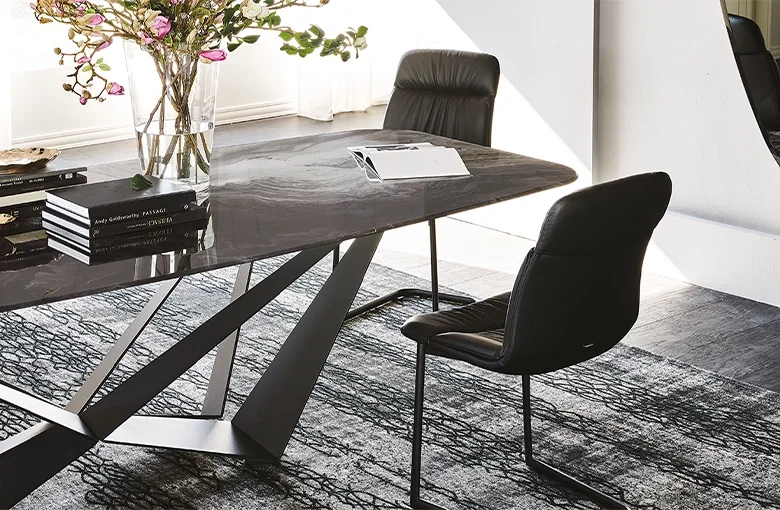 Cattelan Skorpio Crystalart Dining Table