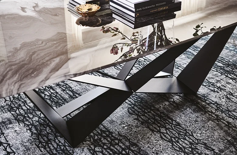 Cattelan Skorpio Crystalart Dining Table