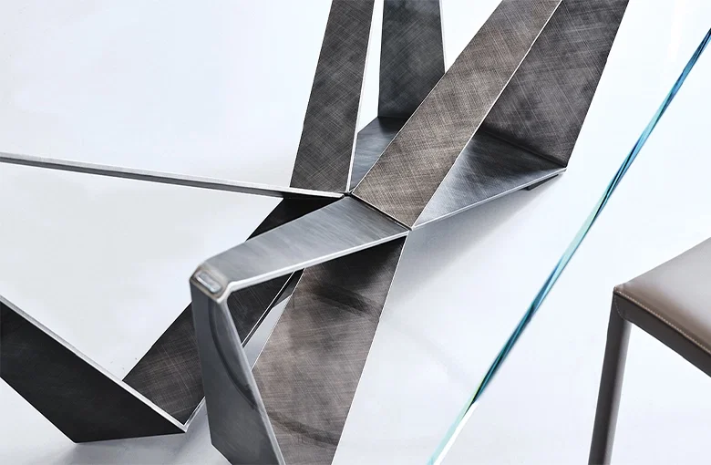 Cattelan Skorpio Glass Dining Table