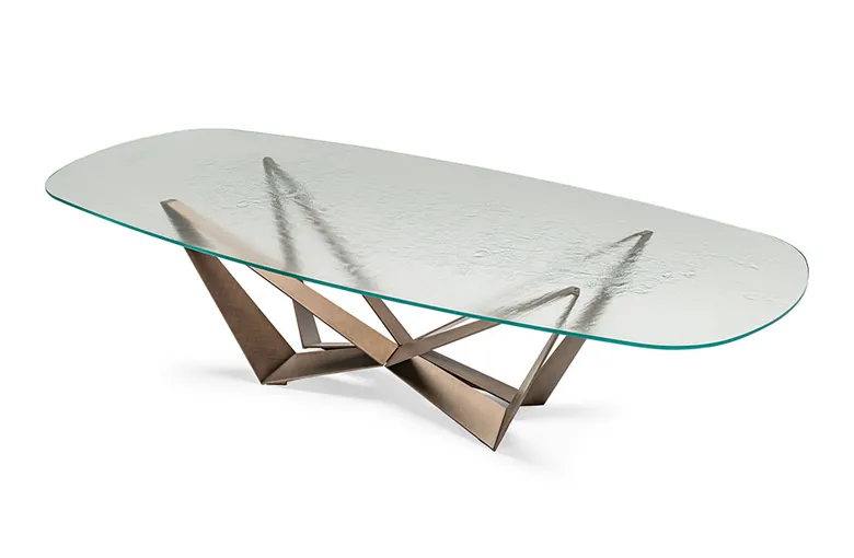 Cattelan Skorpio Glass Dining Table