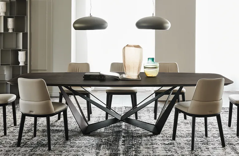 Cattelan Skorpio Wood Dining Table