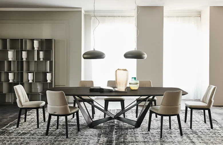 Cattelan Skorpio Wood Dining Table