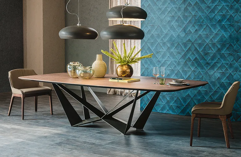 Cattelan Skorpio Wood Dining Table