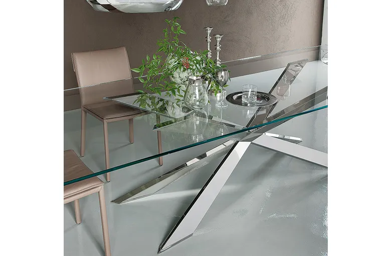 Cattelan Spyder Glass Dining Table