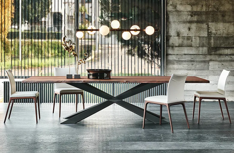 Cattelan Spyder Wood Dining Table