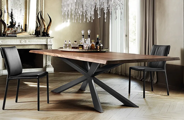 Cattelan Spyder Wood Dining Table
