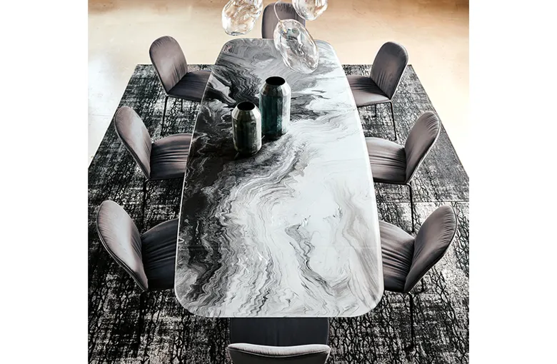 Cattelan Stratos Crystalart Dining Table