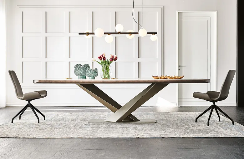Cattelan Stratos Premium Edge Ceramic Dining Table