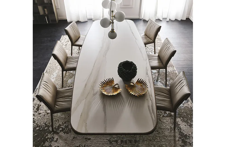 Cattelan Stratos Premium Edge Ceramic Dining Table